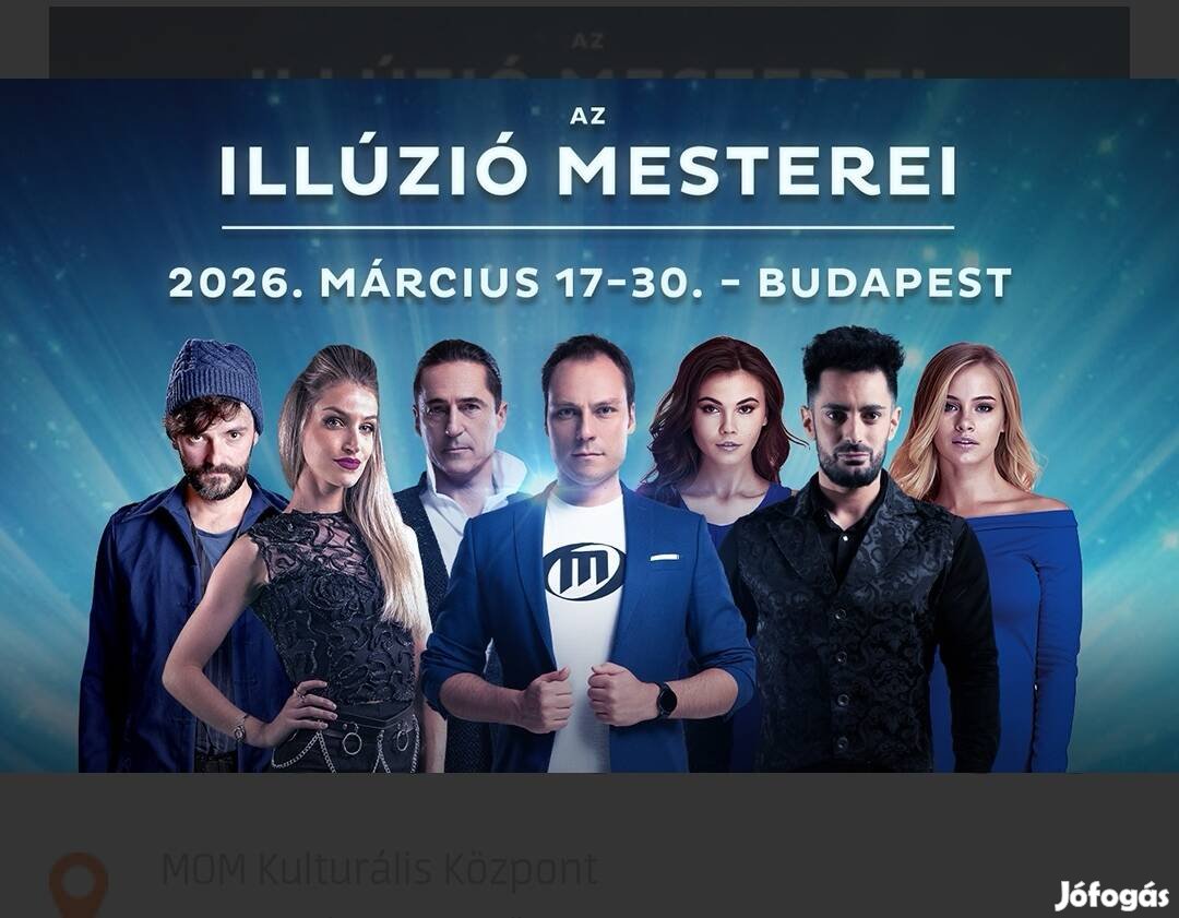 Az Illúzió Mesterei c. teltházas előadás, március 19. este
