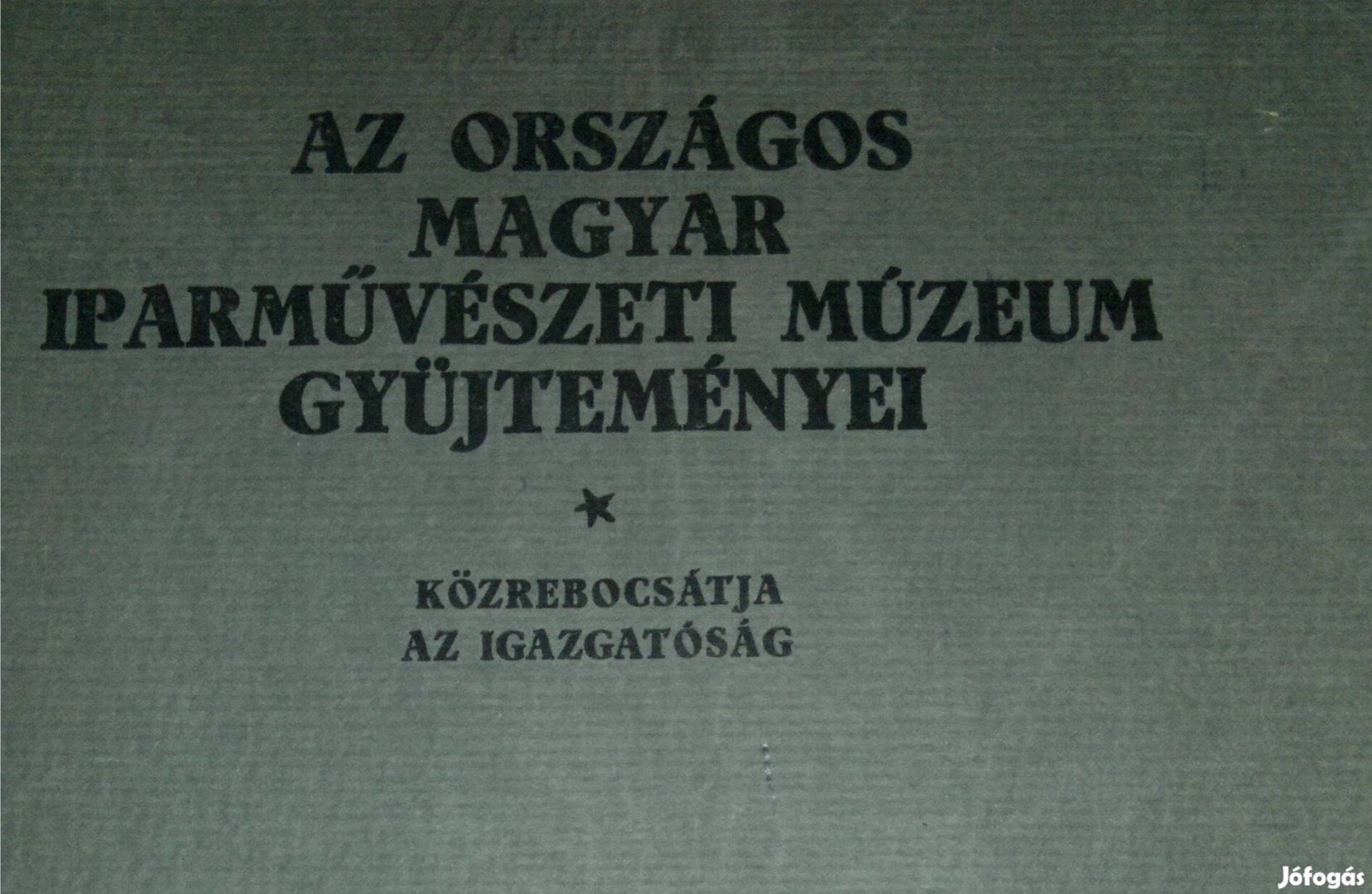 Az Országos Magyar Iparművészeti Múzeum Gyűjteményei.1926