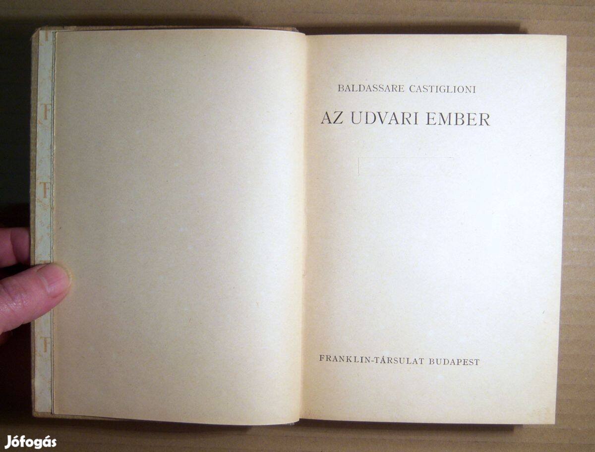 Az Udvari Ember (Baldassare Castiglione) 1940 (9kép+tartalom)