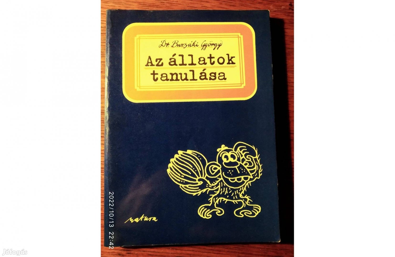 Az állatok tanulása Dr. Buzsáki György A süllyedő bárka pusztuló fajok