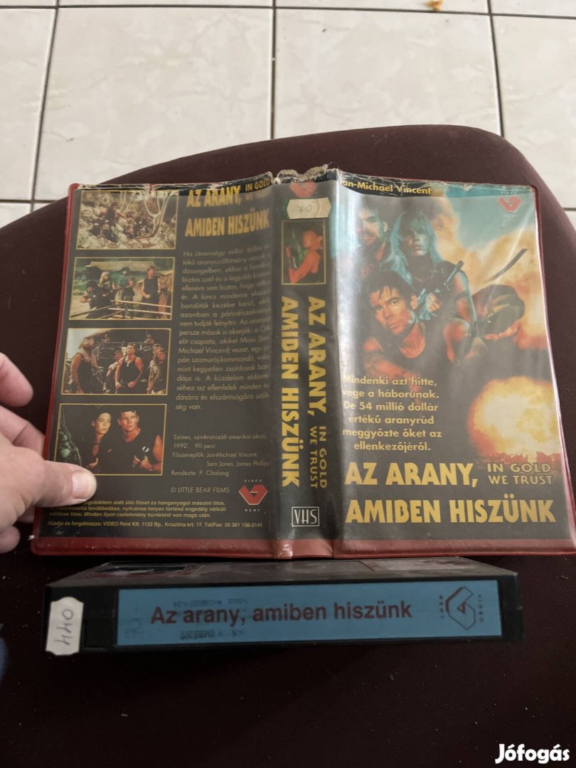Az arany amiben hiszünk akció vhs