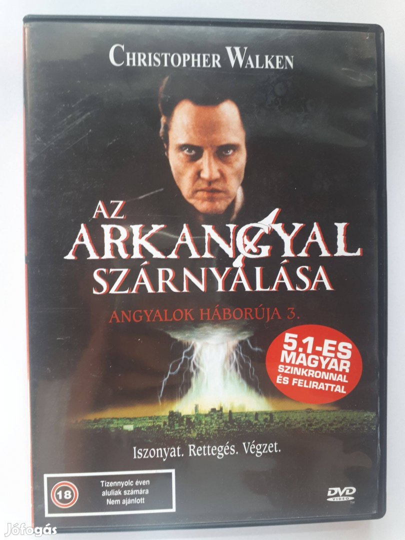 Az arkangyal szárnyalása - Angyalok háborúja 3. DVD (posta 510 Ft)