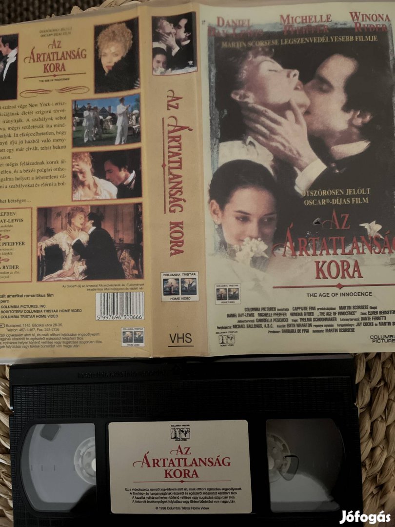 Az ártatlanság kora vhs