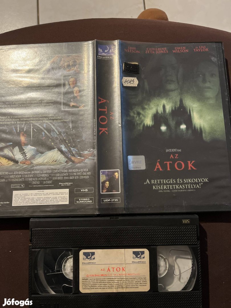 Az átok horror vhs nagytok