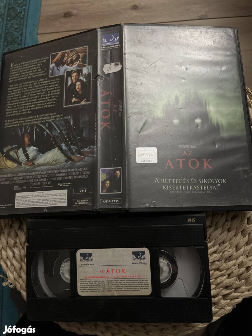 Az átok vhs film