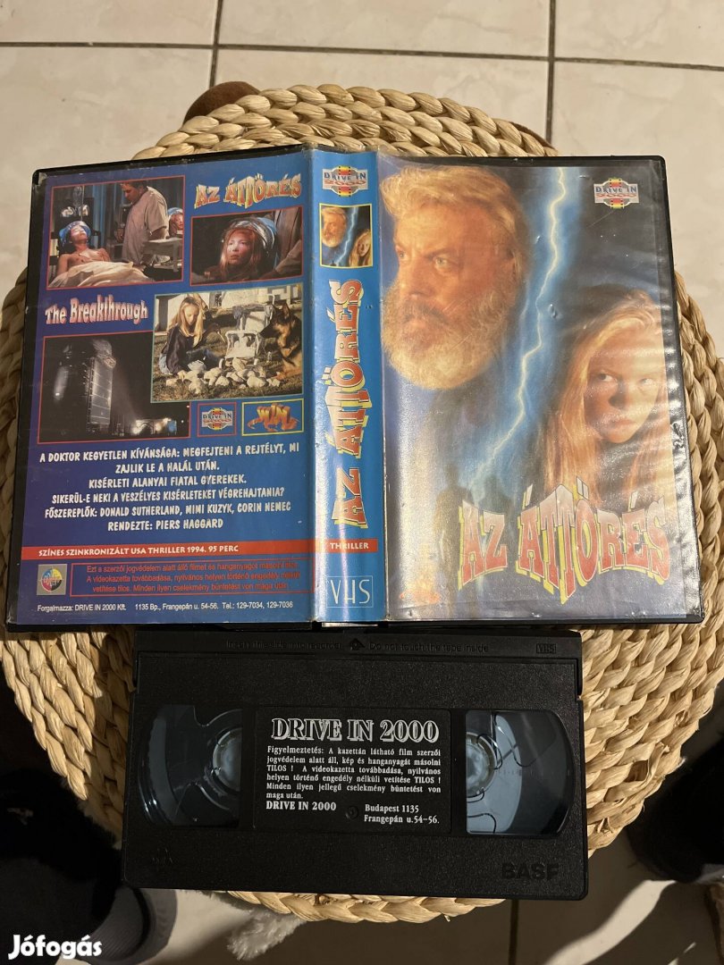 Az áttörés vhs film