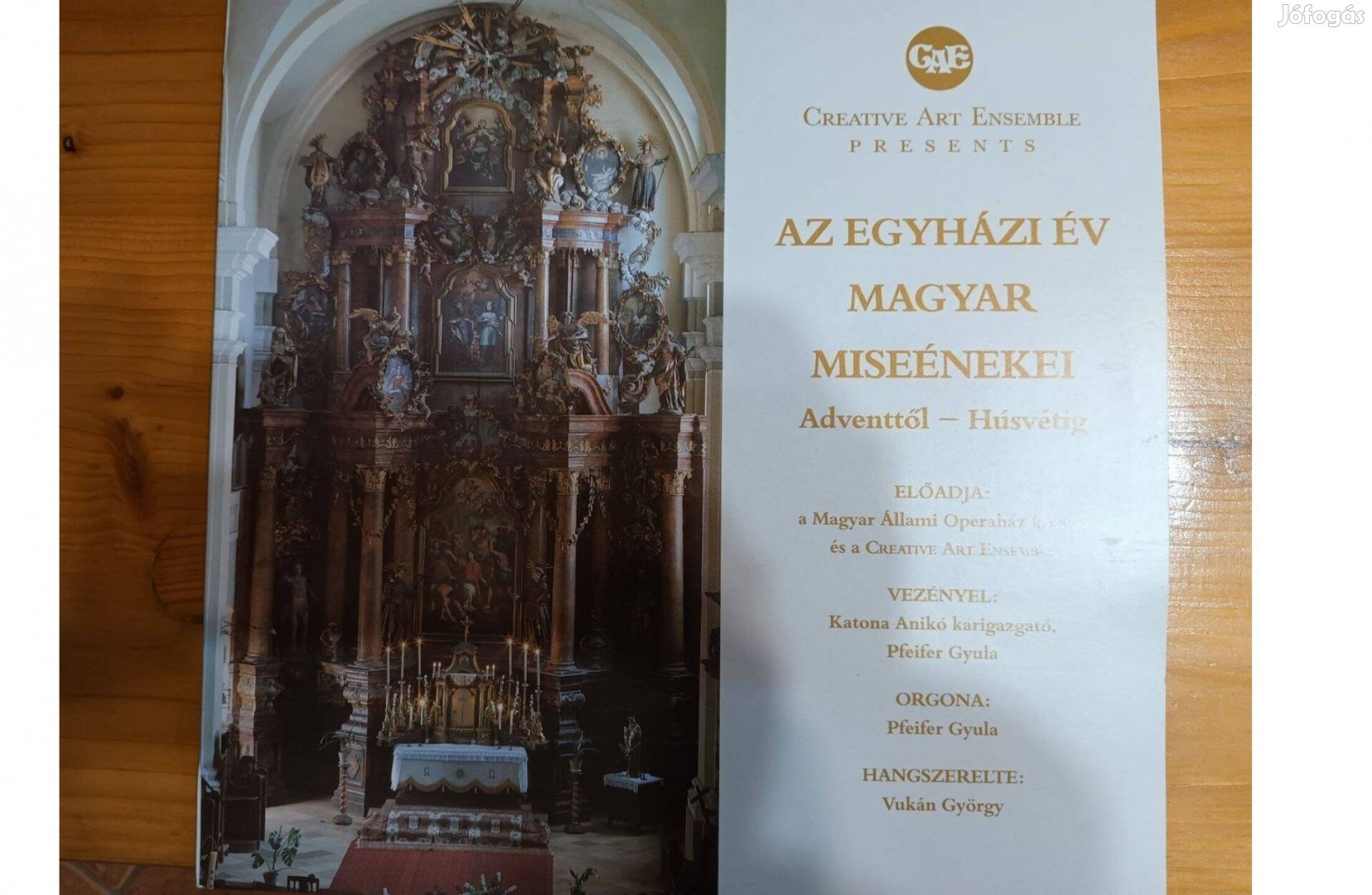 Az egyházi év magyar miseénekei vinyl hanglemez eladó