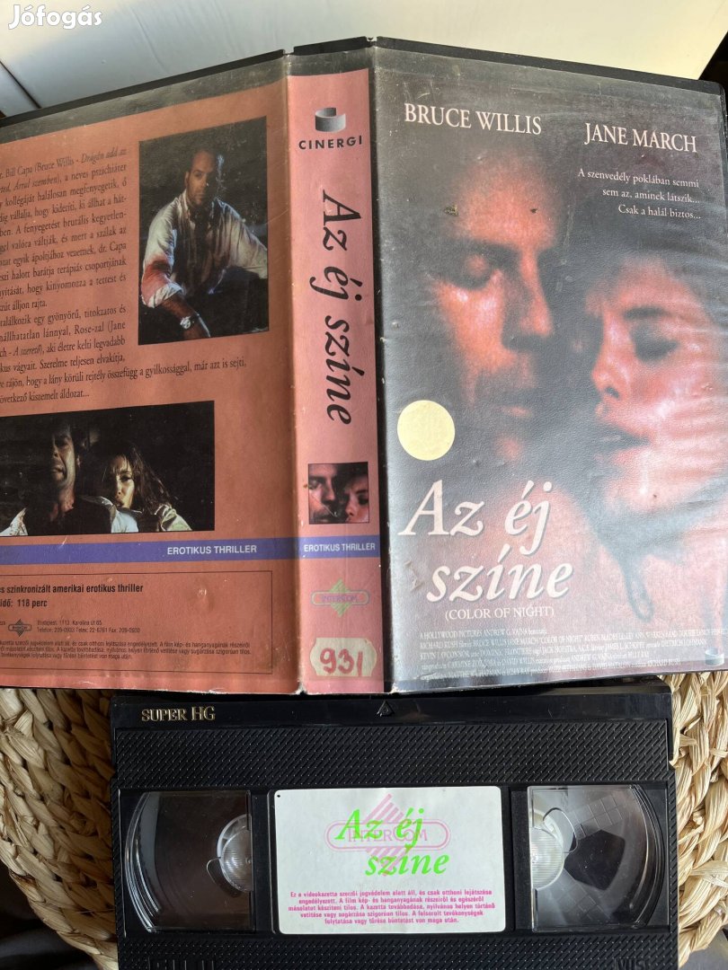 Az éj szine vhs