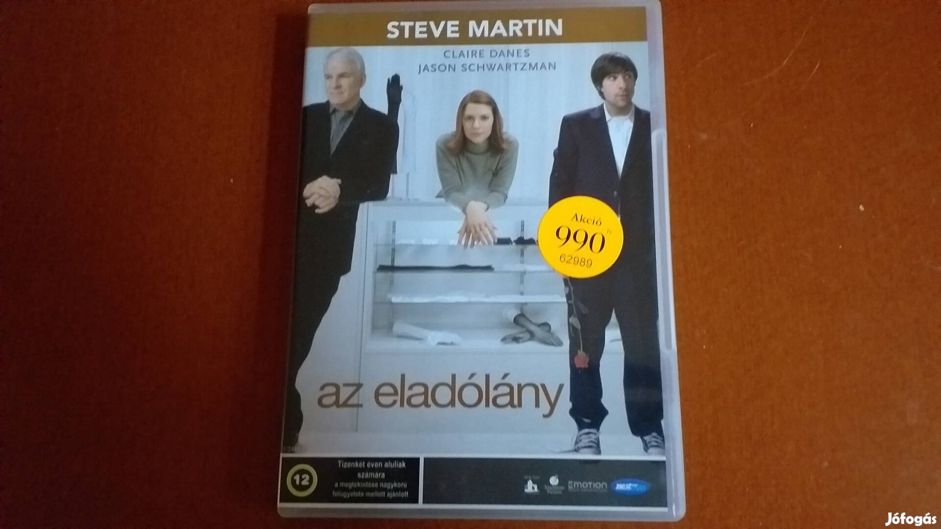 Az eladólány romantik/vígjáték DVD -Steve Martin  Claira Danes