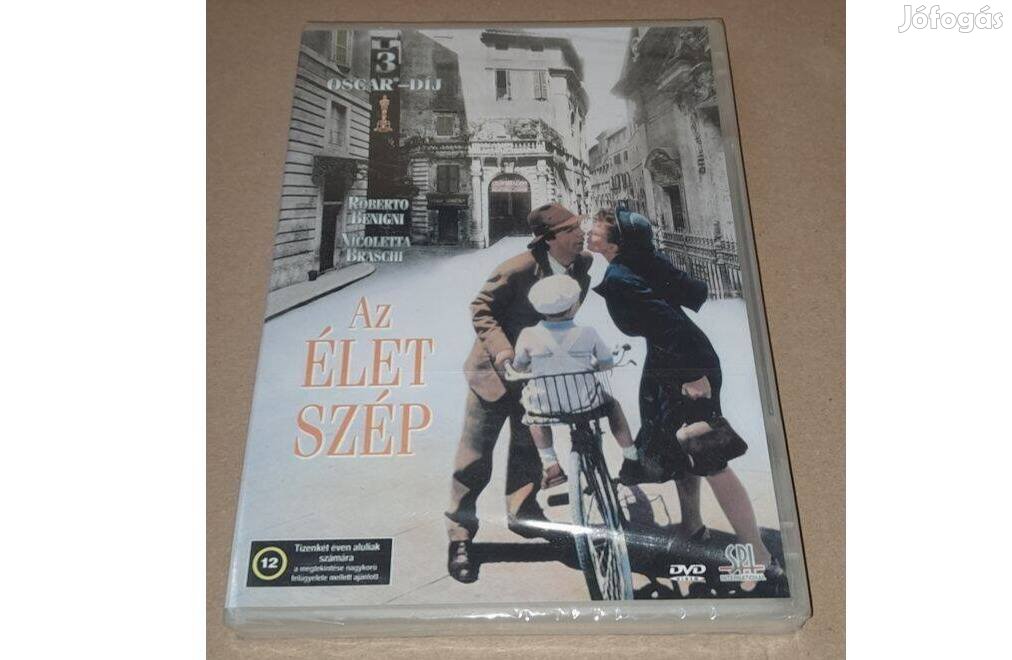 Az élet szép DVD Új, fóliás bontatlan Magyar szinkron (1997)