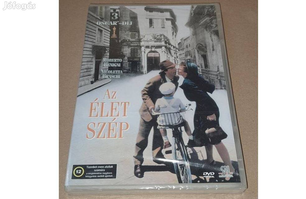 Az élet szép DVD Új, fóliás bontatlan Magyar szinkron (1997)