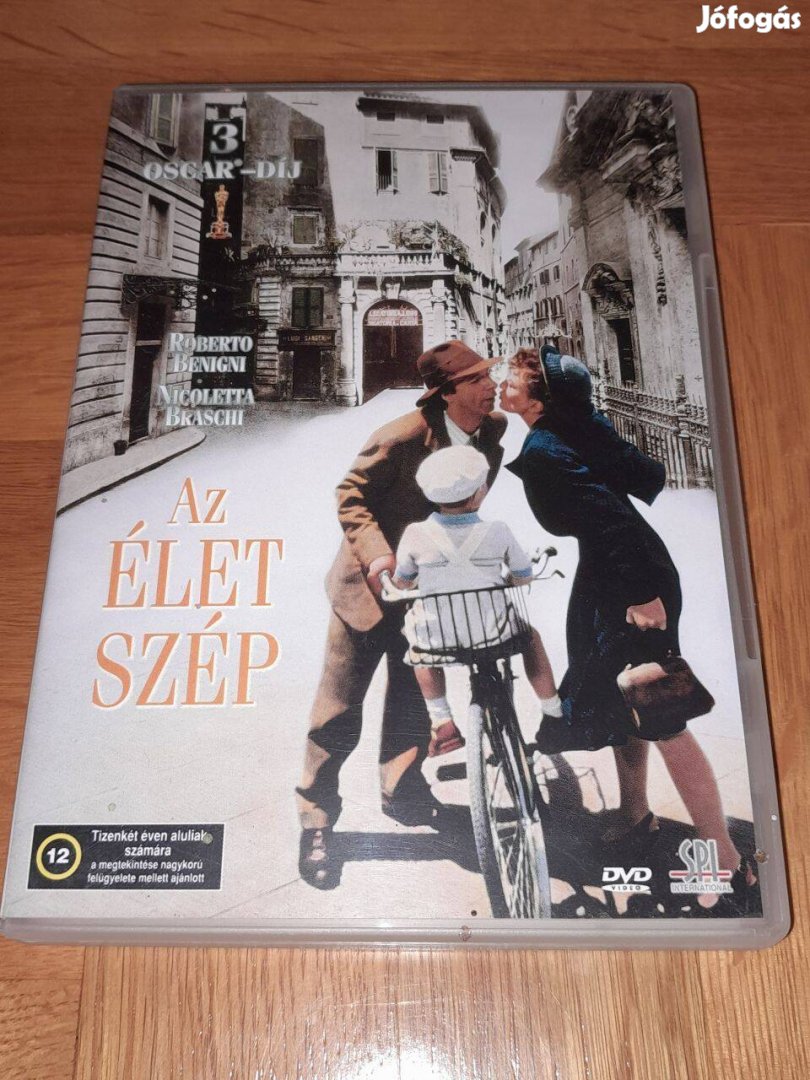 Az élet szép DVD (1997) Szinkronizált, karcmentes (Roberto Benigni)