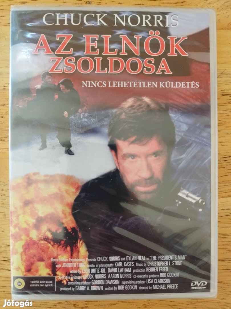 Az elnök zsoldosa dvd Chuck Norris Új 