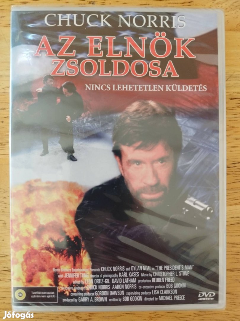 Az elnök zsoldosa dvd Chuck Norris Új