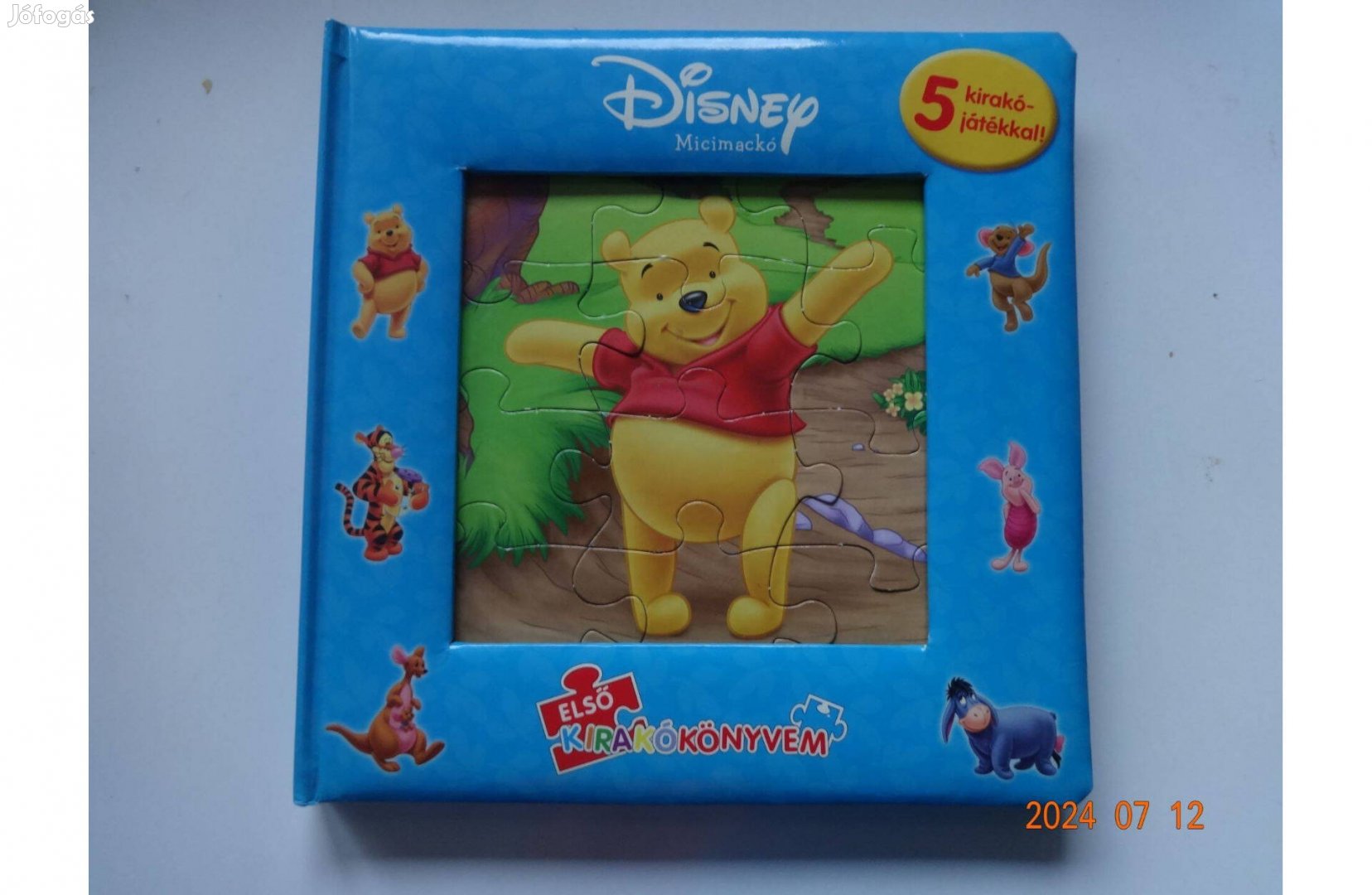 Az első kirakós könyvem - Disney Micimackó - puzzle-könyv 5 kirakóval