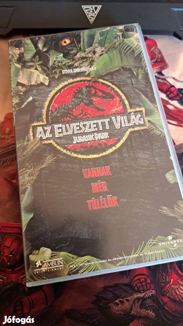 Az elveszett világ - Jurassic Park VHS eladó