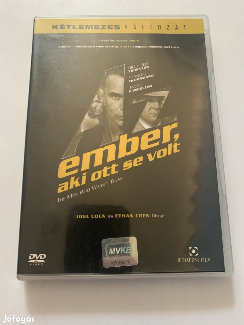 Az ember aki ott sem volt (2lemezes) dvd