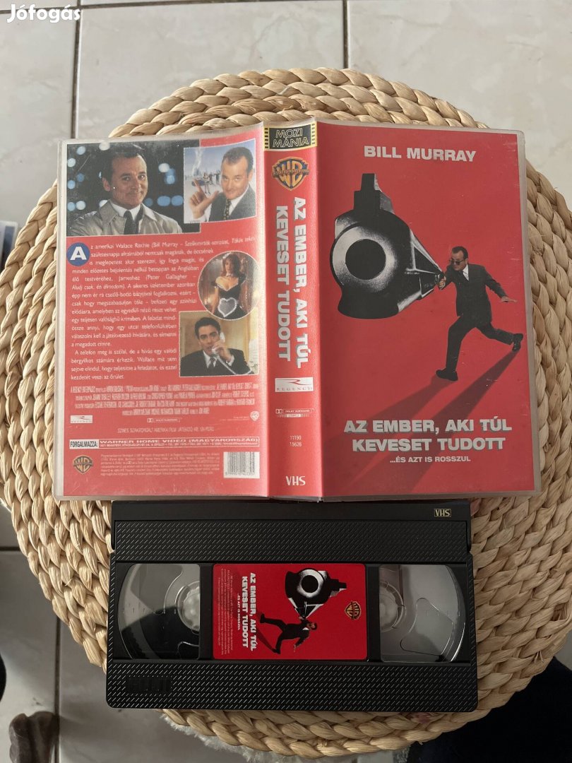 Az ember aki túl keveset tudott vhs