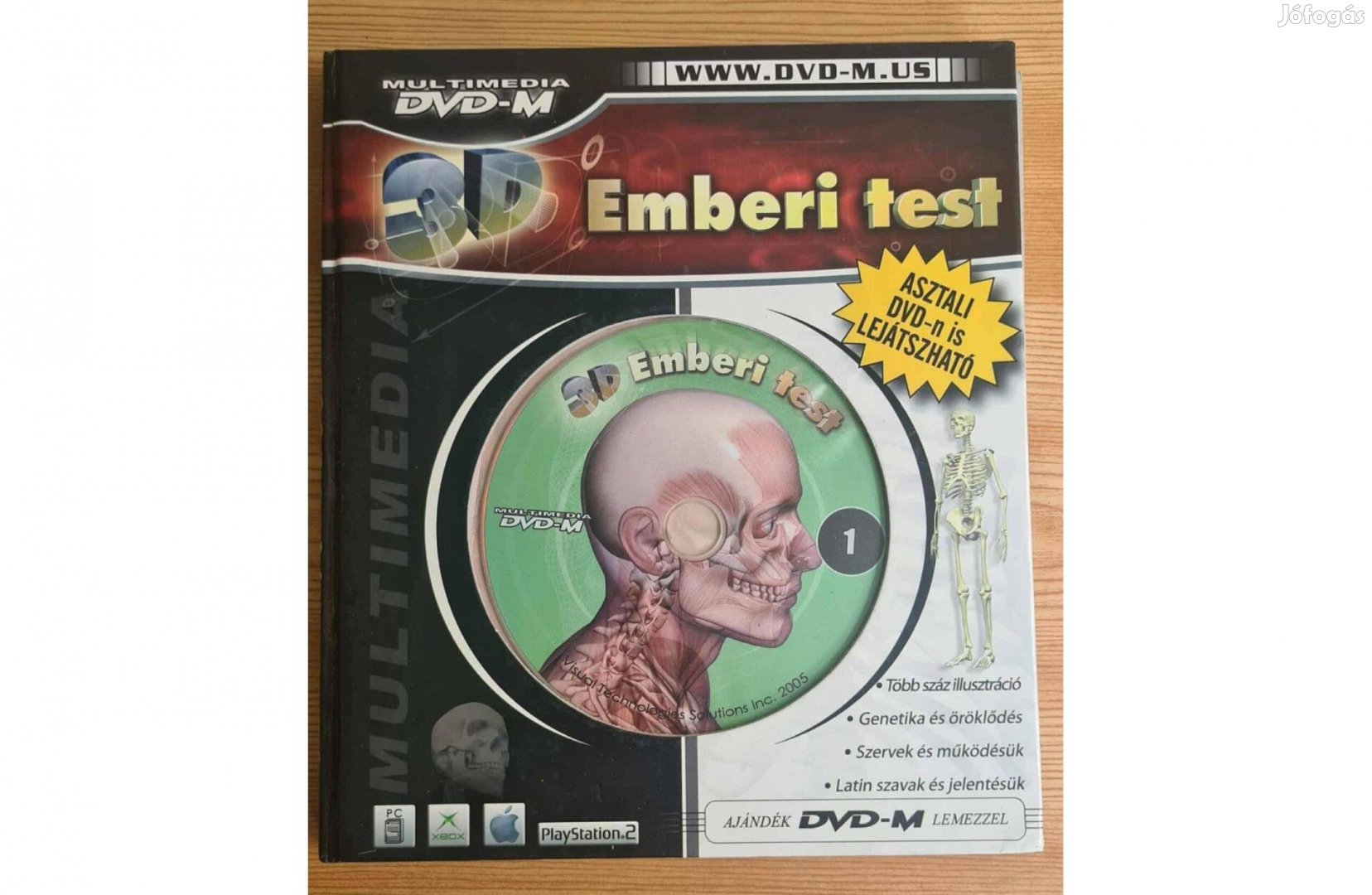 Az emberi test 3D - Multimedia DVD-M könyv DVD