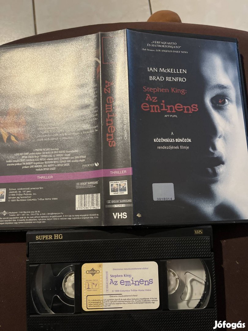 Az eminens thriller vhs