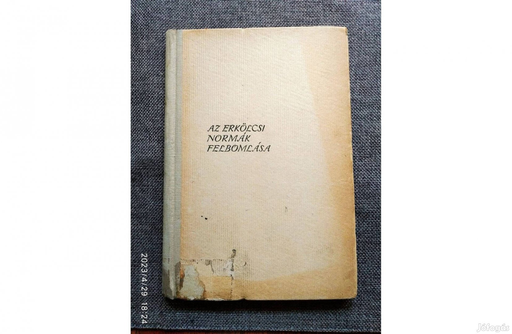 Az erkölcsi normák felbomlása - Etikai kérdések Heller Ágnes