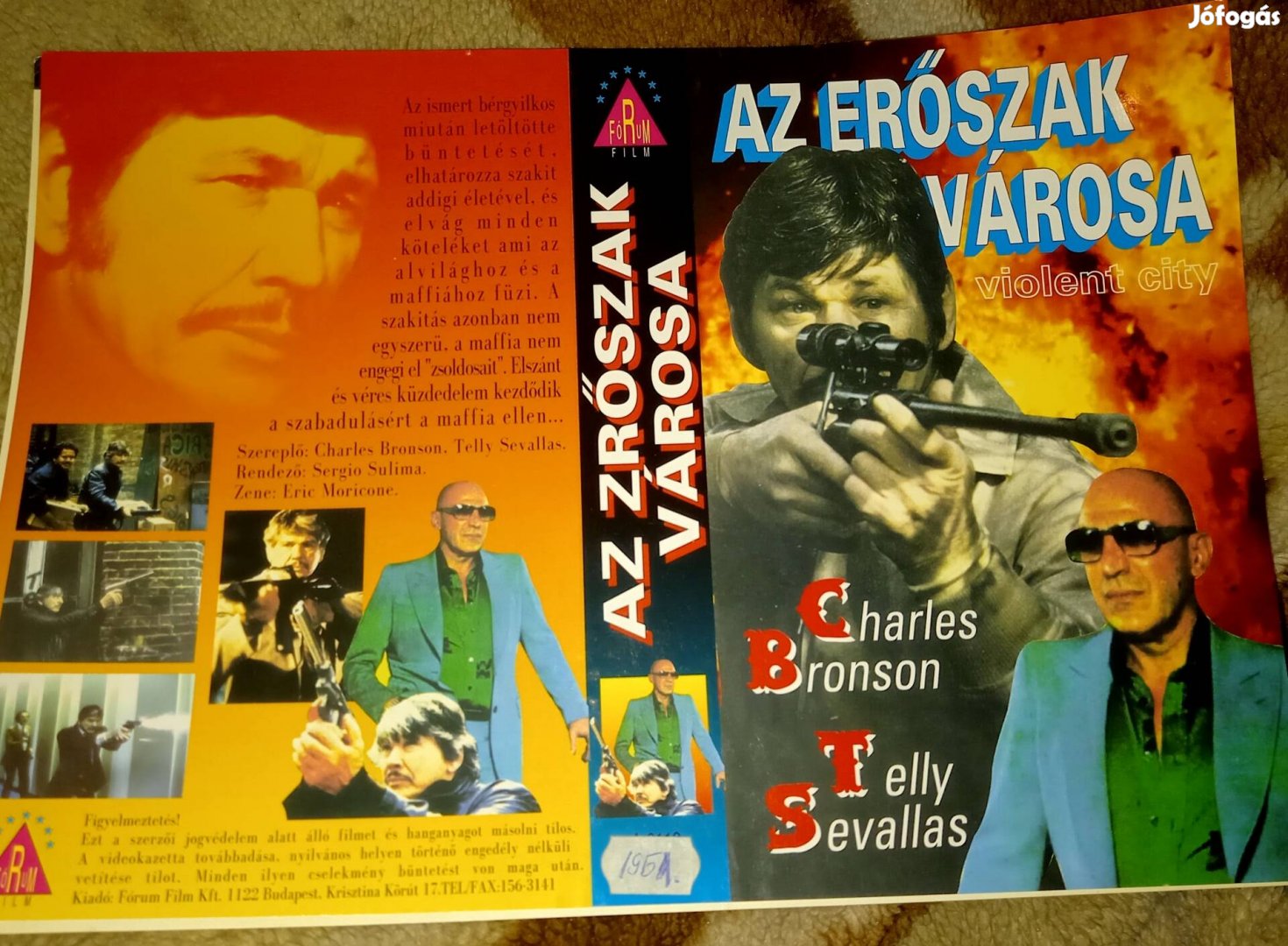 Az erőszak városa - krimi vhs - Charles Bronson