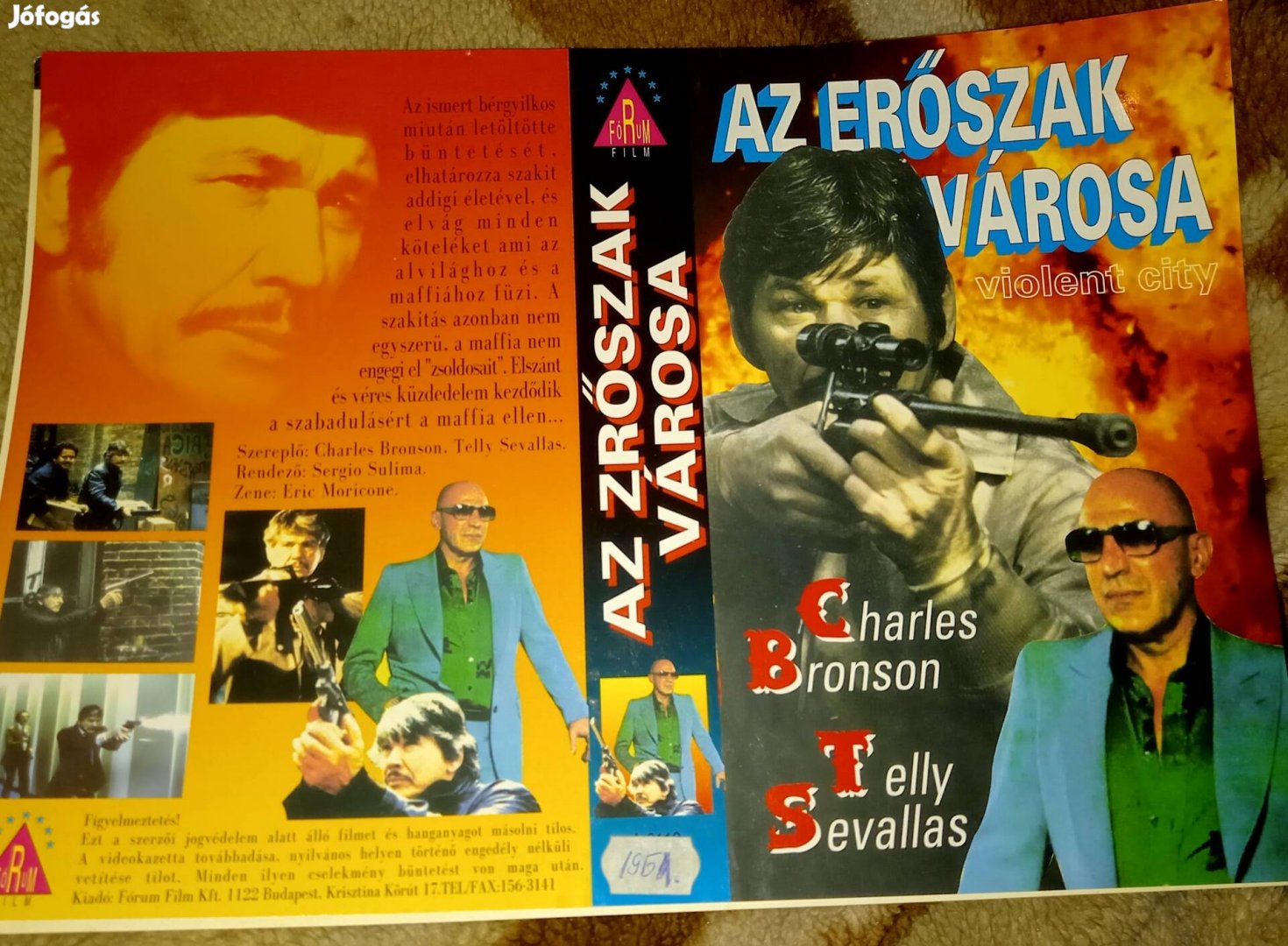 Az erőszak városában -akció vhs - Charles Bronson