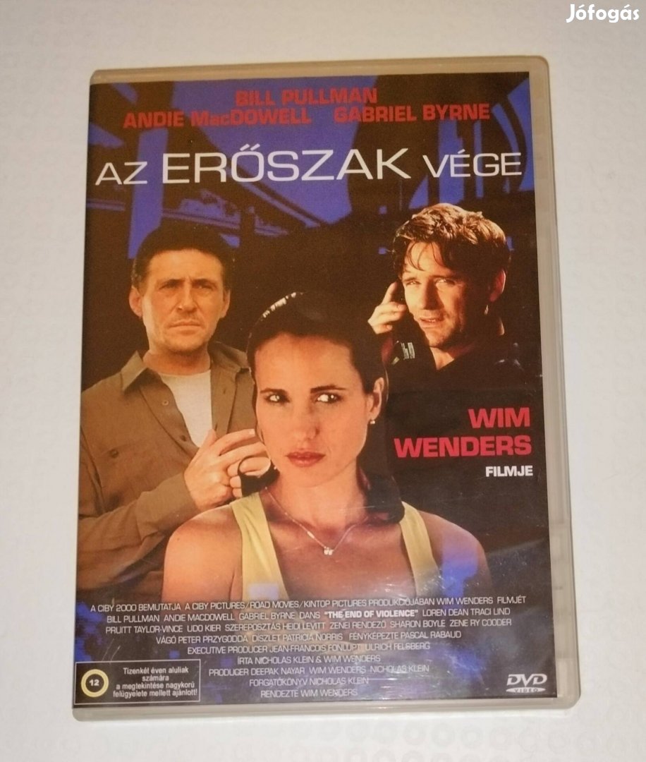 Az erőszak vége dvd Wim Wenders filmje 