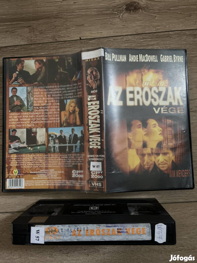 Az erőszak vége vhs 