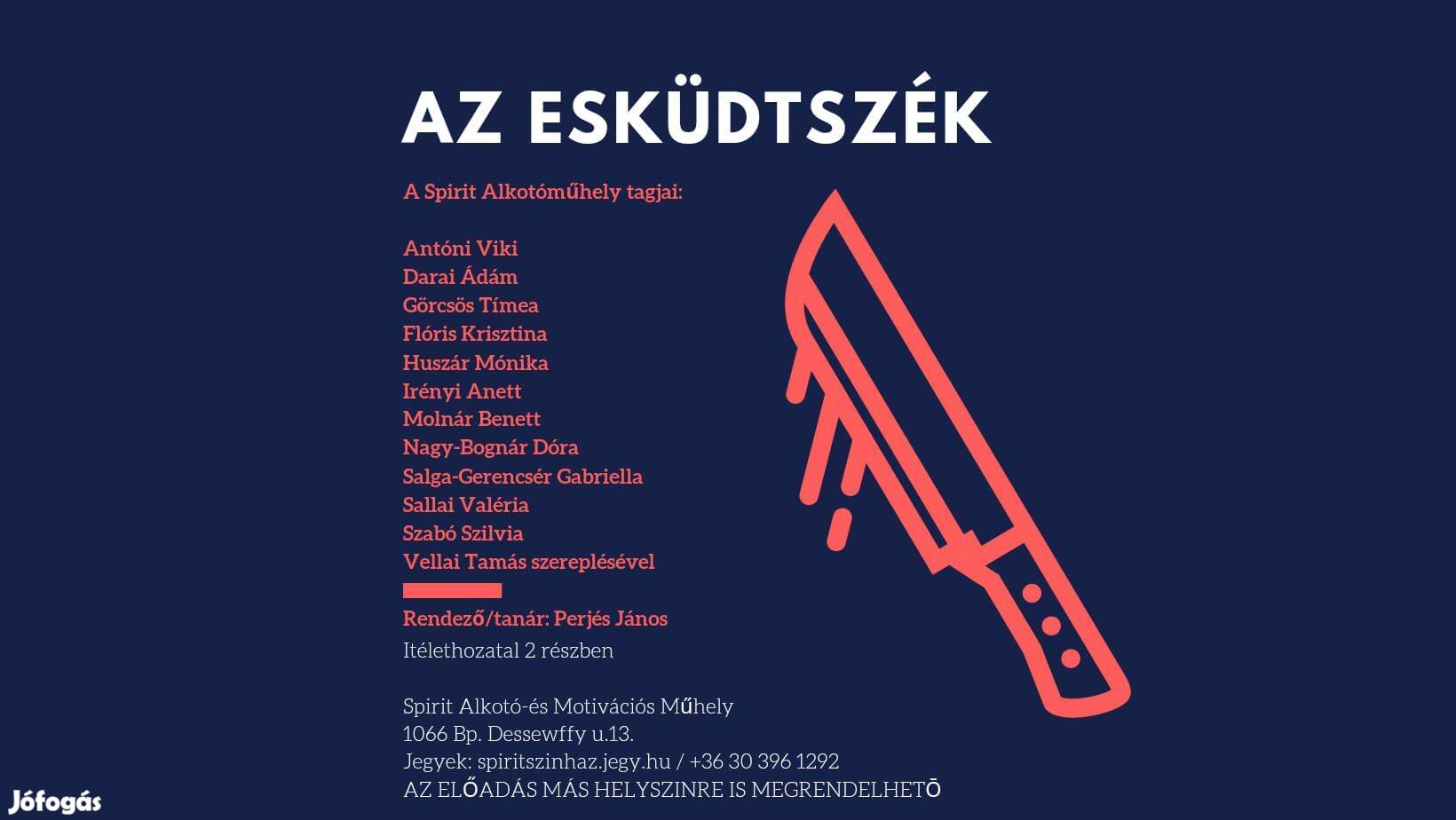 Az esküdtszék - színházi előadás március 24-én Budapesten