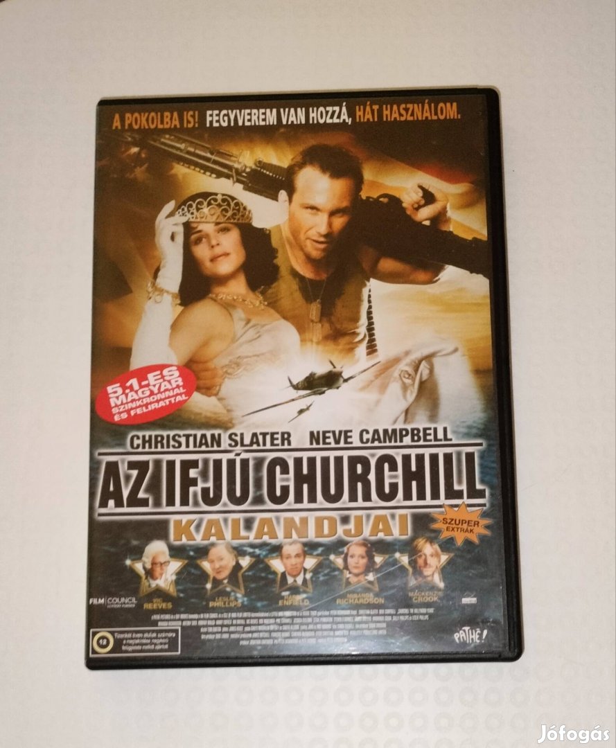 Az ifjú Churchill kalandjai dvd Christian Slater