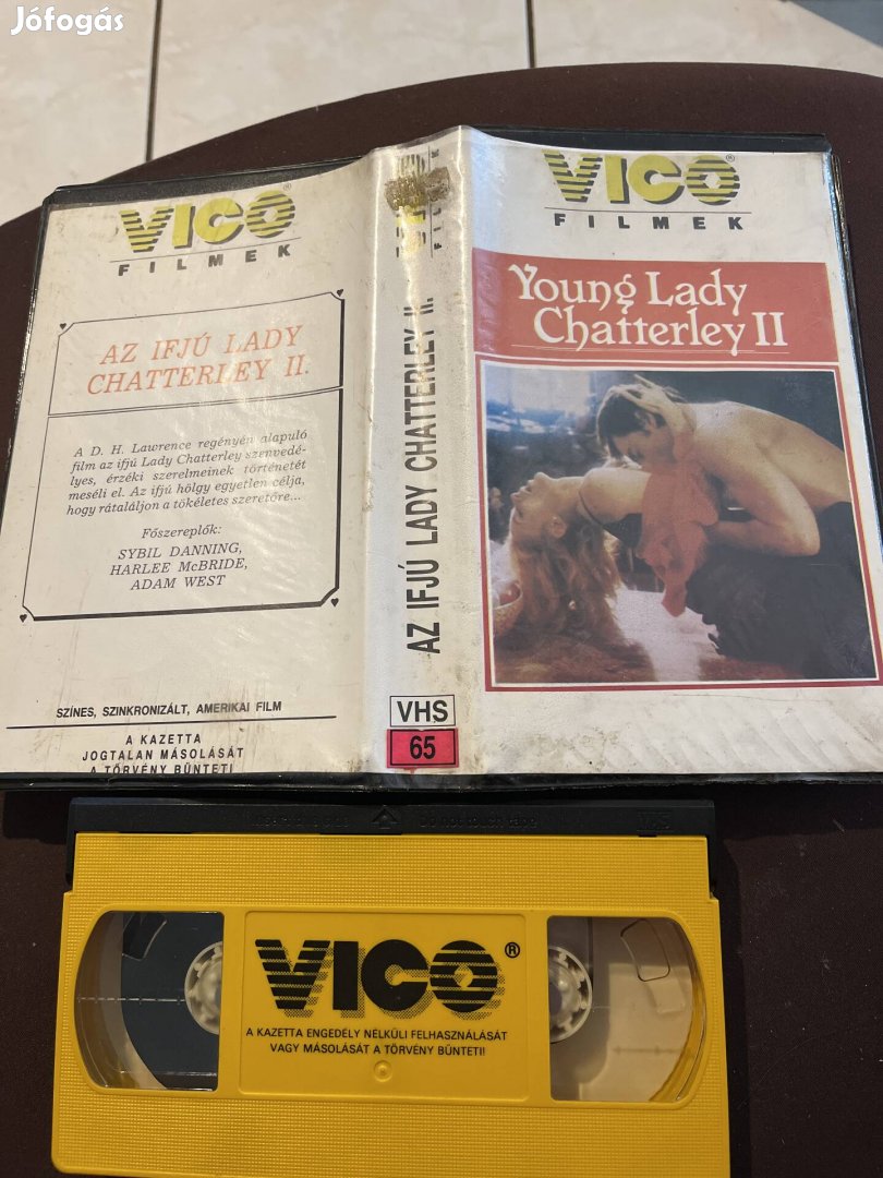 Az ifjú Lady Chatterley 2 kalamd vhs nagytok vico