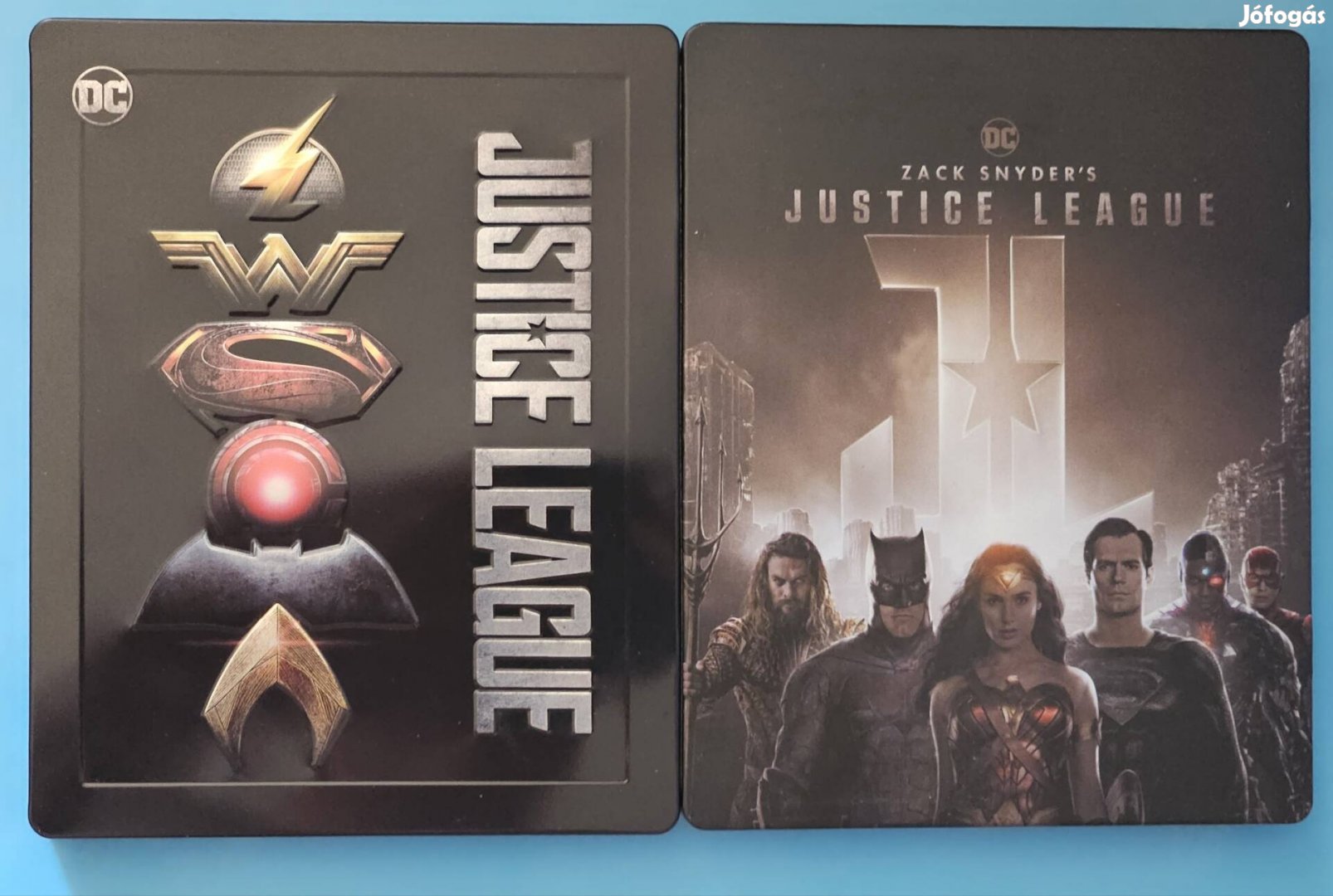 Az igazság ligája mozi és a bővített fémdoboz Blu-ray