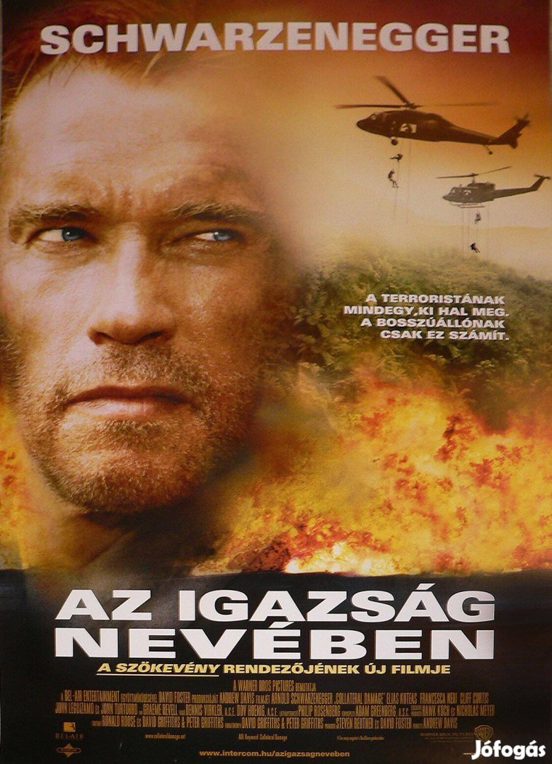 Az igazság nevében mozi plakát Arnold Schwarzenegger