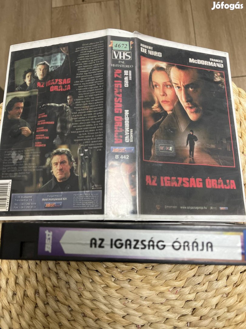 Az igazság órája vhs m