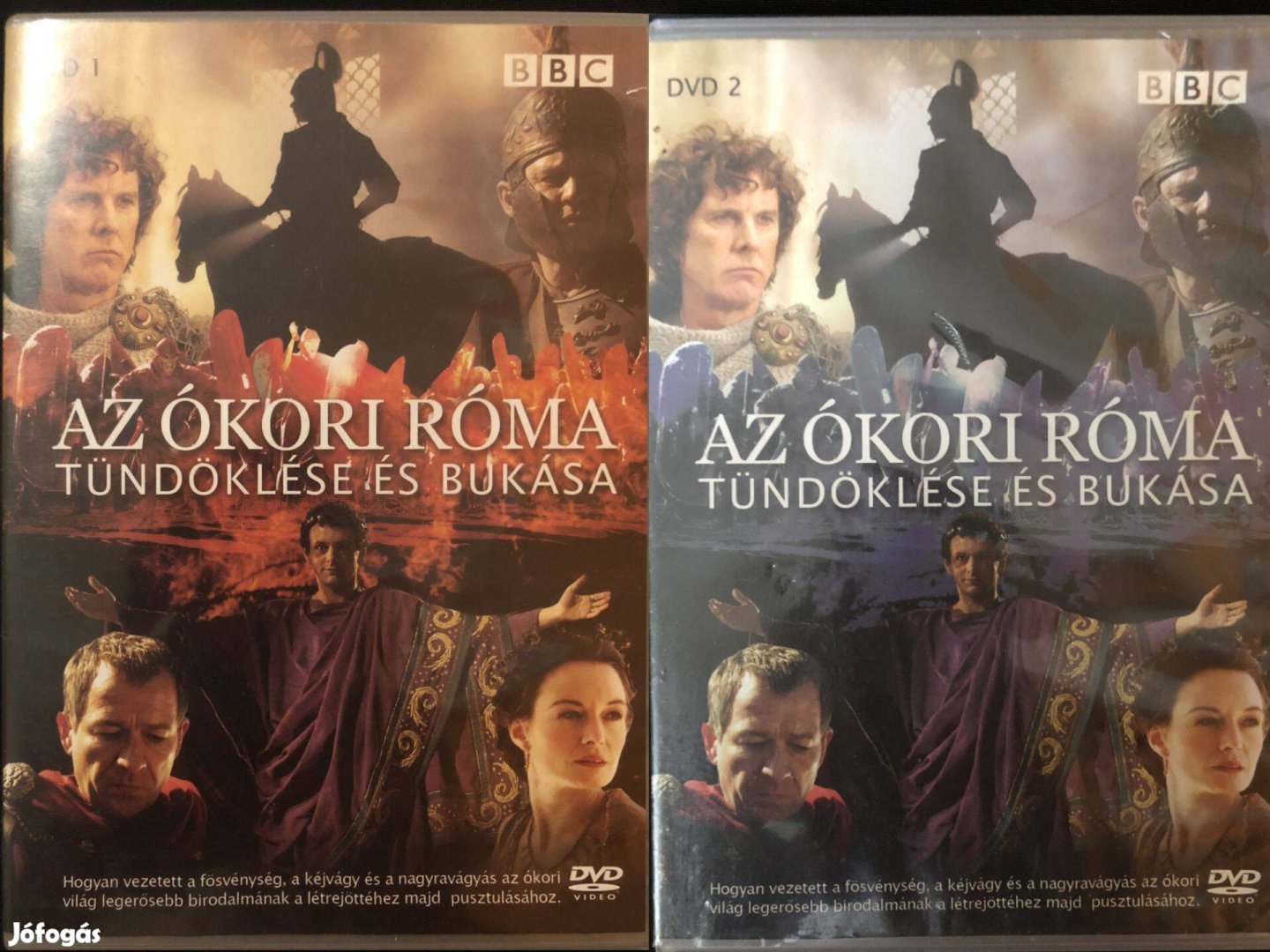 Az ókori Róma tündöklése és bukása 1-2. DVD (2db dvd, BBC, karcmentes)