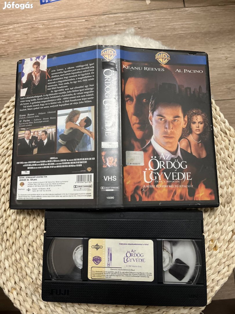 Az ördög ügyvédje vhs film