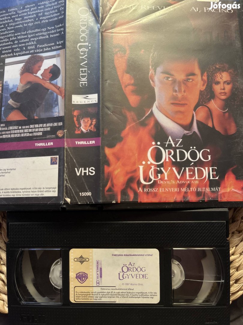 Az ördög ügyvédje vhs kazetta