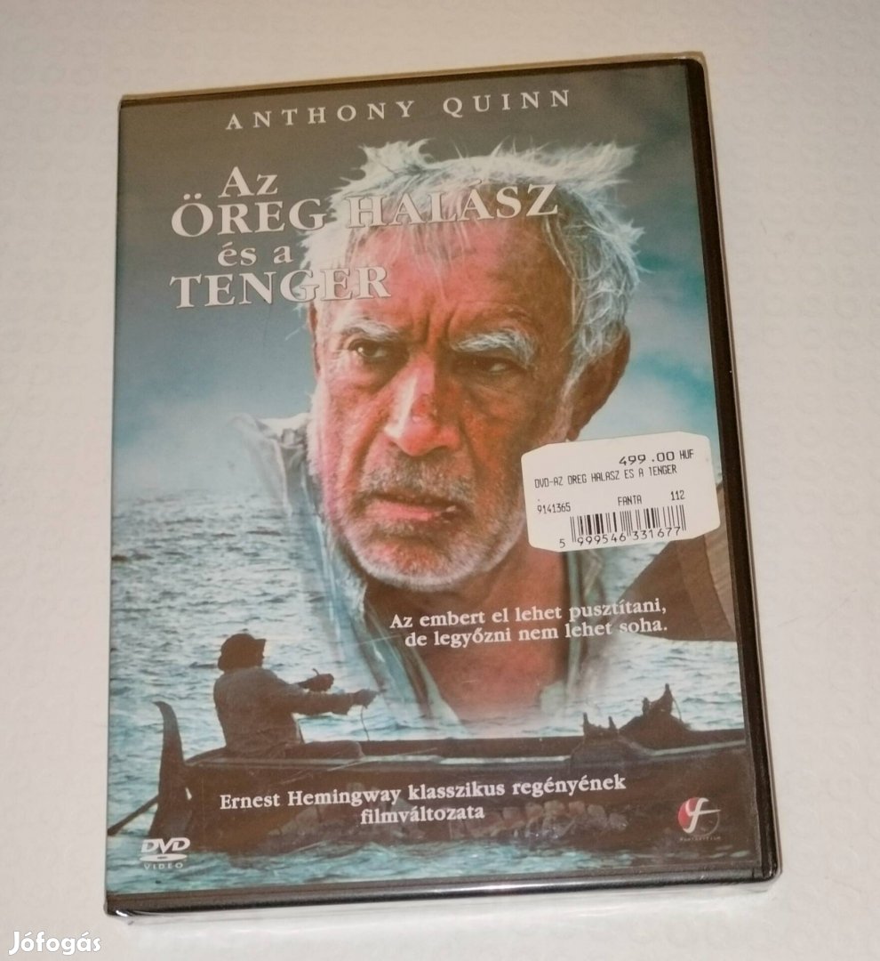 Az öreg halász és a tenger dvd bontatlan Anthony Quinn 