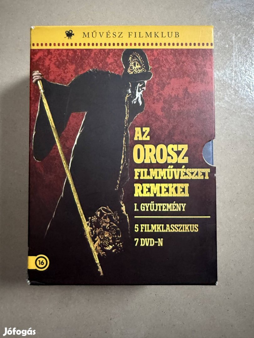 Az orosz filmművészet remekei I. (7lemezes) dvd