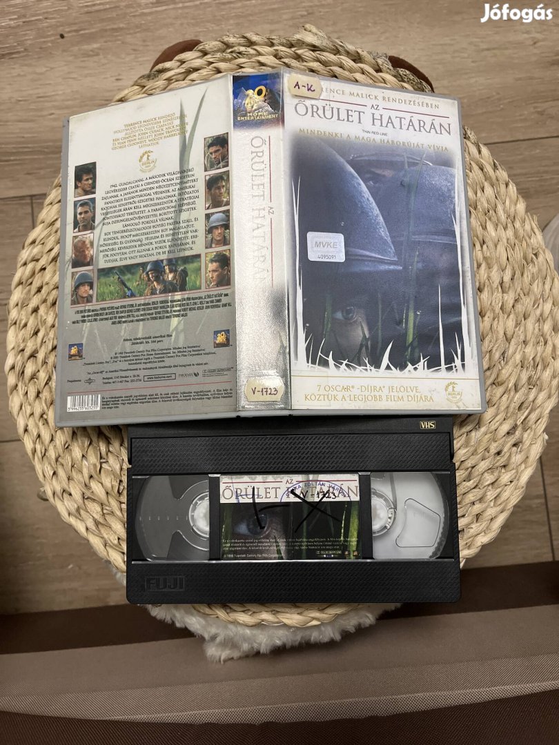 Az őrület határán vhs film