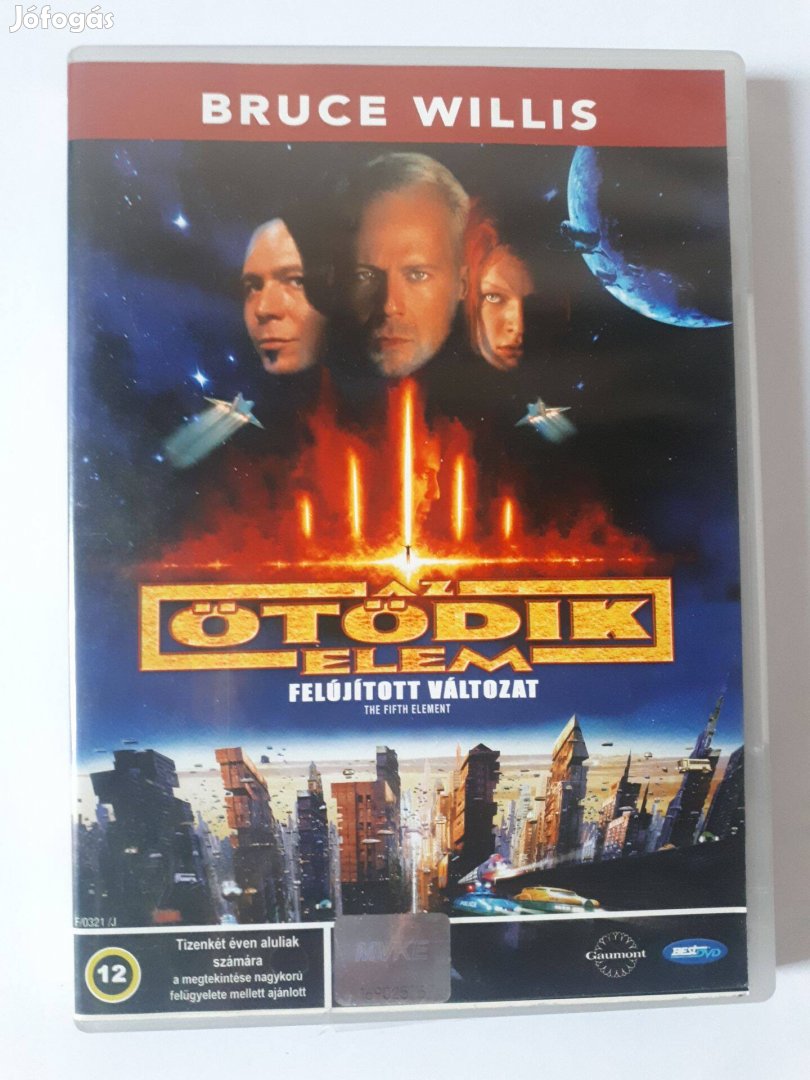 Az ötödik elem DVD (Bruce Willis) posta 510 Ft