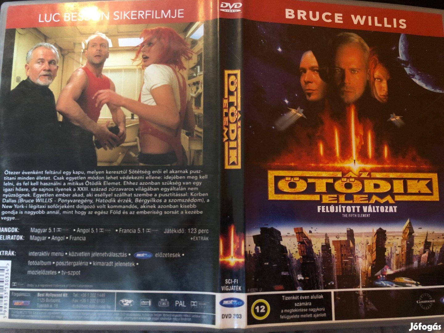 Az ötödik elem (Bruce Willis) DVD