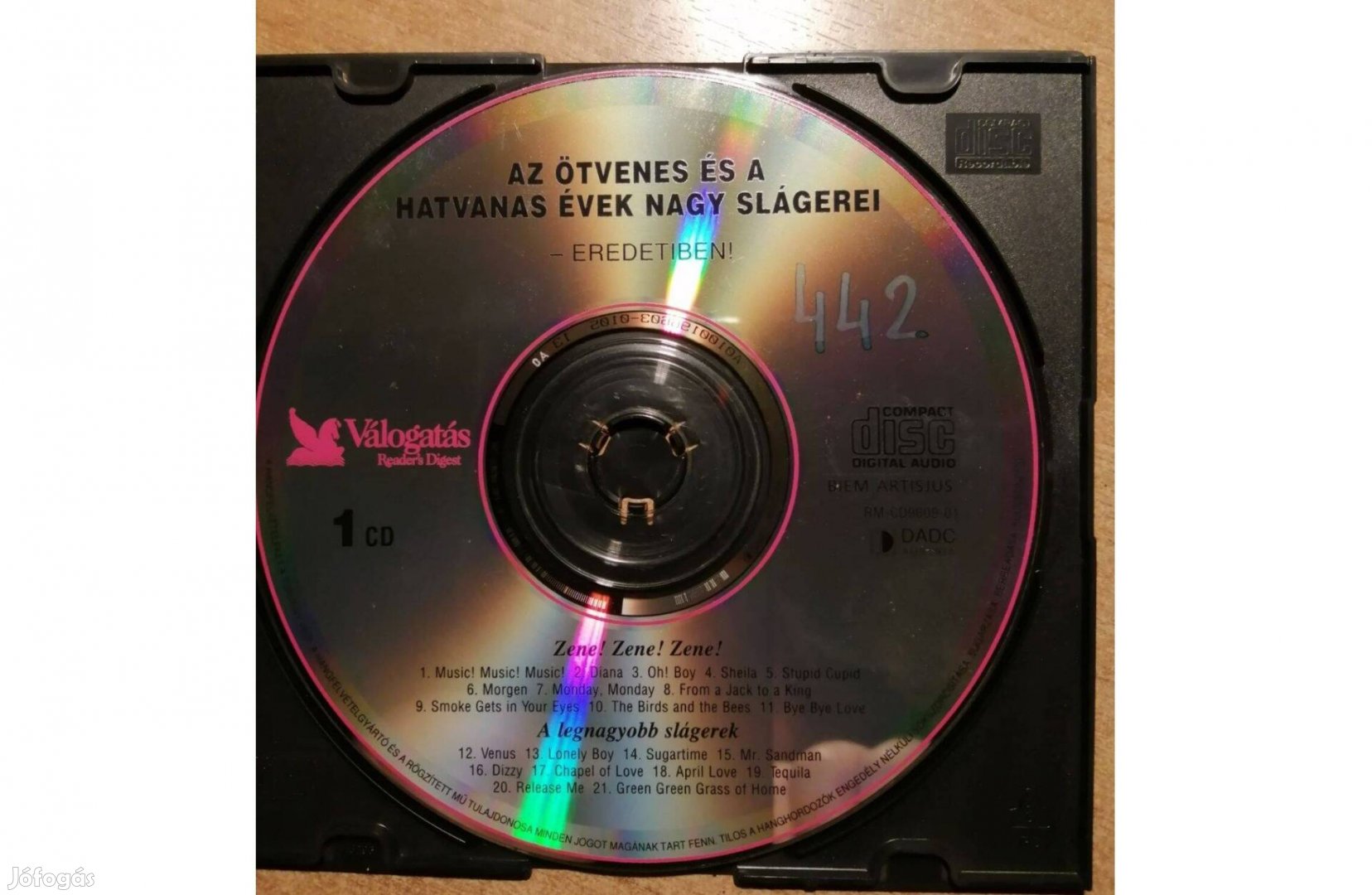 Az ötvenes és hatvanas évek nagy slágerei 5. CD