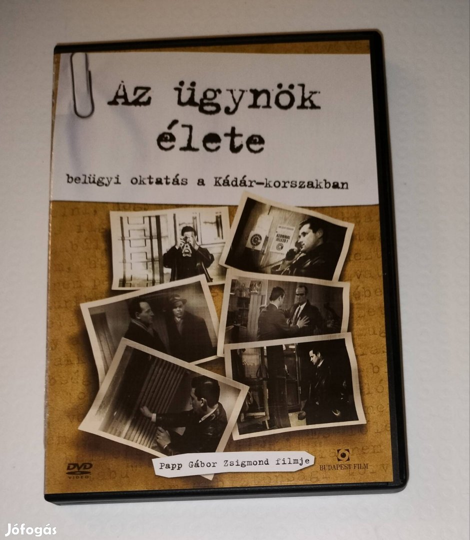 Az ügynök élete dvd Papp Gábor Zsigmond filmje 