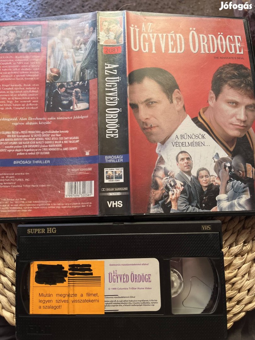 Az ügyvéd ördöge vhs kazetta