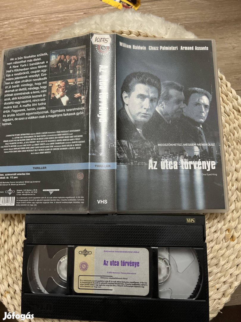 Az utca törvénye vhs film