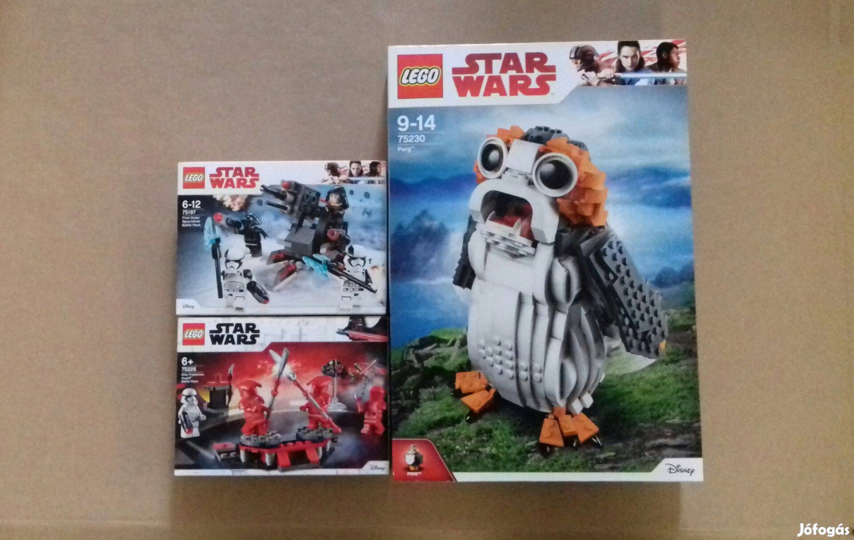 Az utolsó Jedik bontatlan Star Wars LEGO 75197 75225 75230