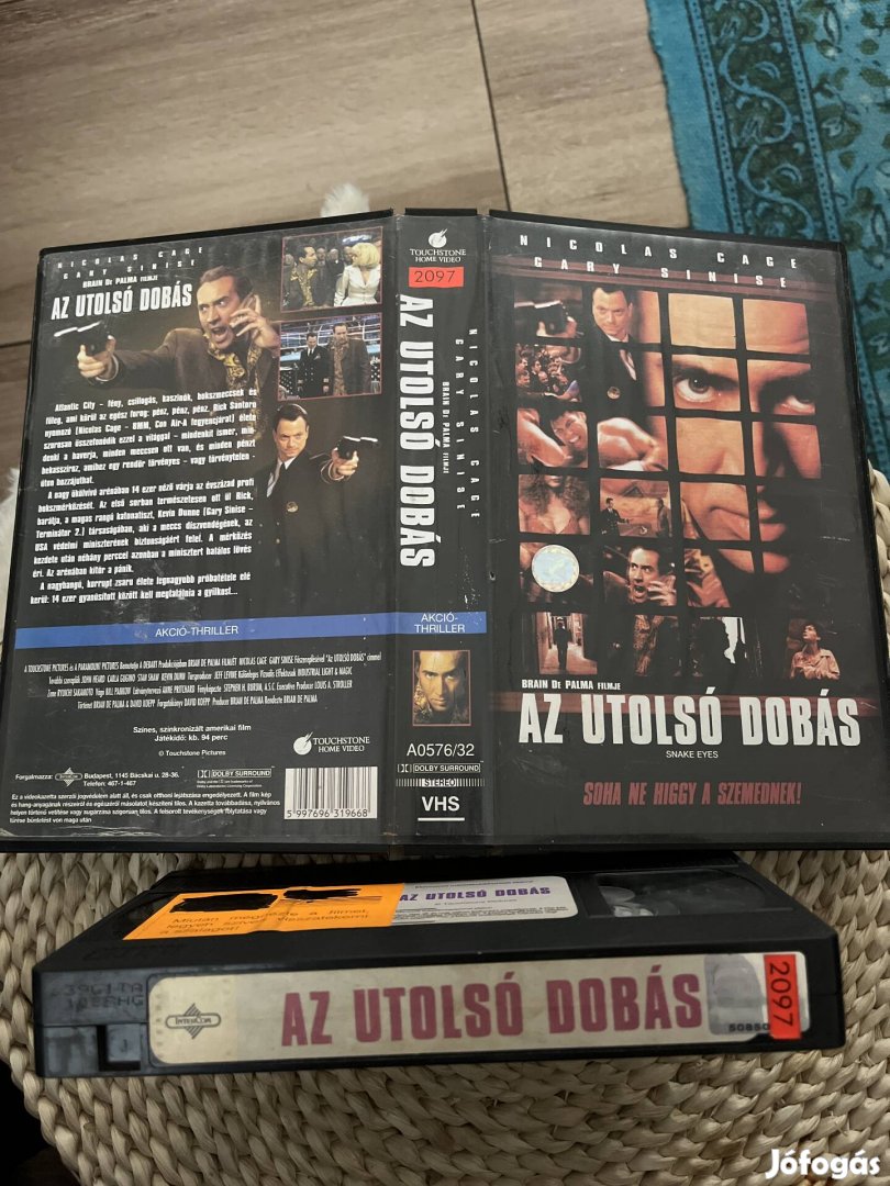 Az utolsó dobás vhs