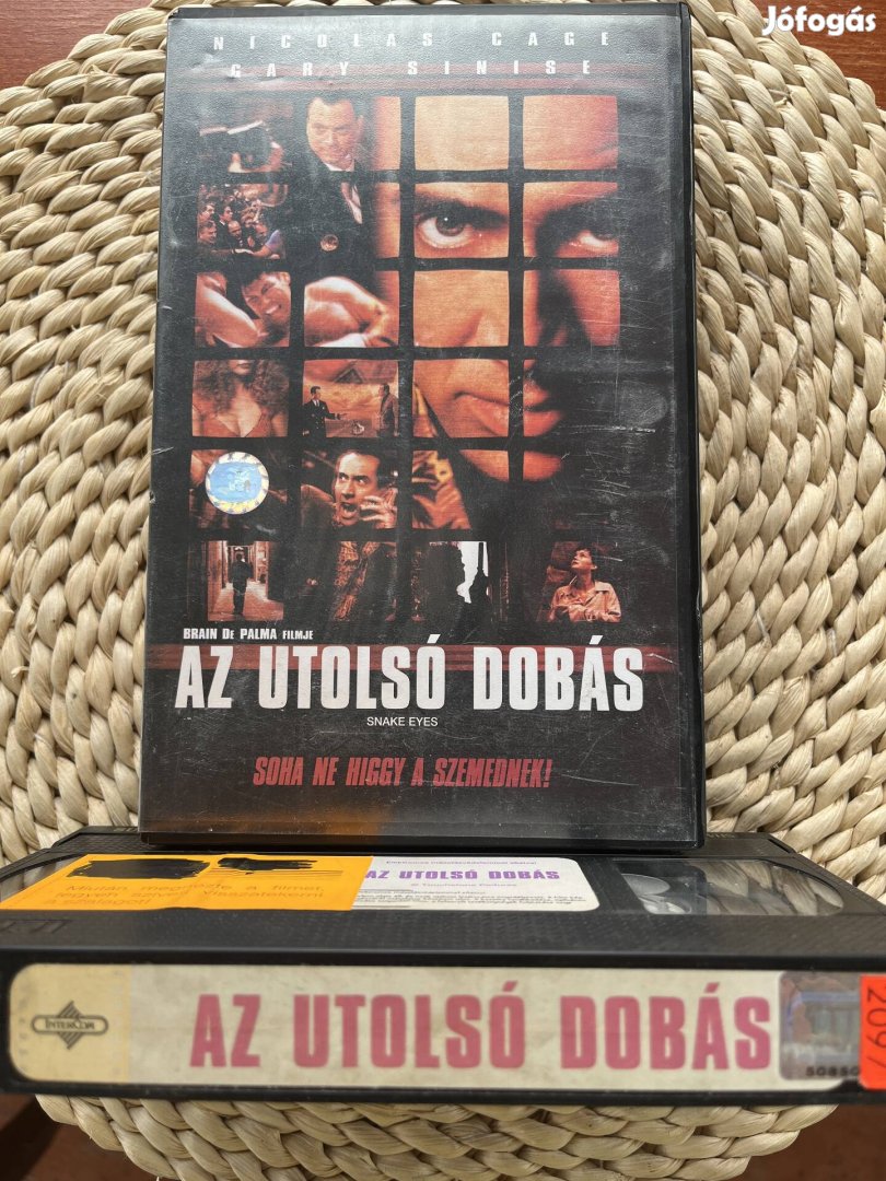 Az utolsó dobás vhs